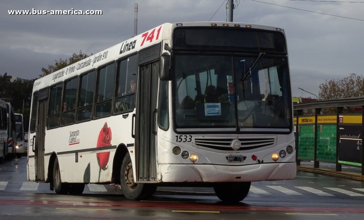 Mercedes-Benz OF 1418 - Metalpar Tronador 2010 - Sgto. Cabral , Trenes Argentinos
NMP778

Línea provisoria complementaria del Ferrocarril Belgrano Norte (Nacional en Prov. de Buenos Aires)
[Desde 28 de mayo 2018 - hasta 2 de junio 2018 - 26 de junio de 2018]
Cumplida por unidad de:
Línea 741 (Pdo. J.C.Paz), interno 1533


Archivo posteado originalmente en julio 2018
