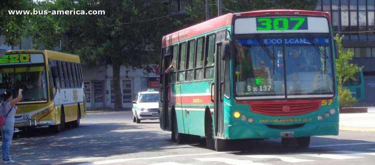 Mercedes-Benz OF 1418 - Metalpar Tronador 2010 - EL7
MXC312

Línea 307 (Provincia de Buenos Aires), interno 57
