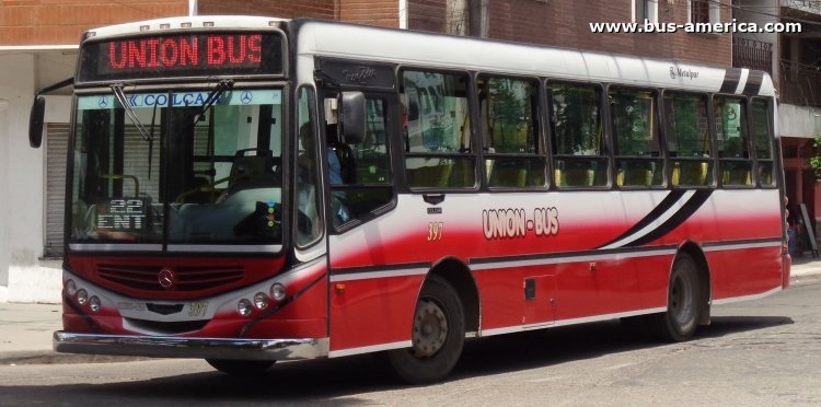 Mercedes-Benz OF 1418 - Metalpar Tronador 2010 - Unión Bus
Línea 22, interno 397
