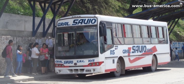Mercedes-Benz OF 1418 - Nuovobus - Gral. Savio
LEH 642

Gral. Savio (Prov. Jujuy), interno 105
