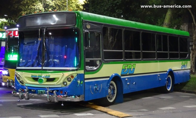 Mercedes-Benz OF 1418 - Ugarte Americano - ENJ
GFU 962
[url=https://galeria.bus-america.com/displayimage.php?pid=46637]https://galeria.bus-america.com/displayimage.php?pid=46637[/url]

Línea 247 (Prov. Buenos Aires), interno 74



Archivo originalmente posteado en julio de 2019
