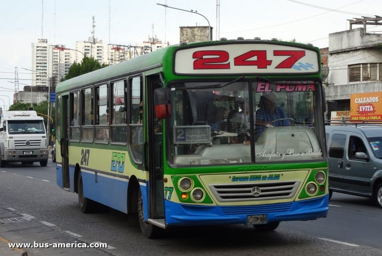 Mercedes-Benz OF 1418 - Ugarte Americano - ENJ
¿OUM 972?

Línea 247 (Prov. Buenos Aires), interno 77



Archivo originalmente posteado en marzo de 2019
