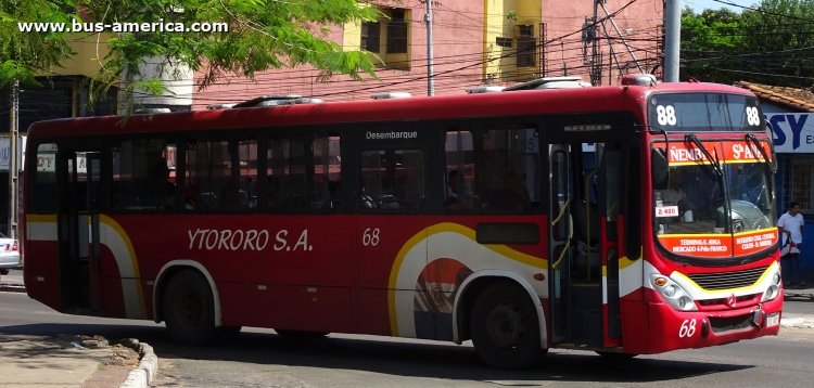 Mercedes-Benz OF 1418 - Marcopolo Torino (en Paraguay) - Ytororo
CCL607

Línea 88 (Asunción), unidad 68
