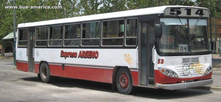 Mercedes-Benz OF 1620 - La Favorita - Exp. Arseno
BLM753

Línea 514 (Pdo. Alte. Brown), interno 53
