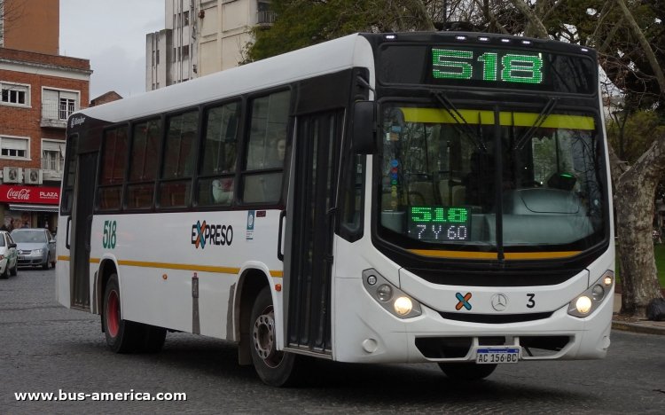 Mercedes-Benz OF 1621 - Metalpar - Expreso
AC 156 BC

Línea 518 (Pdo. La Plata), interno 3



Archivo originalmente posteado en septiembre de 2018
