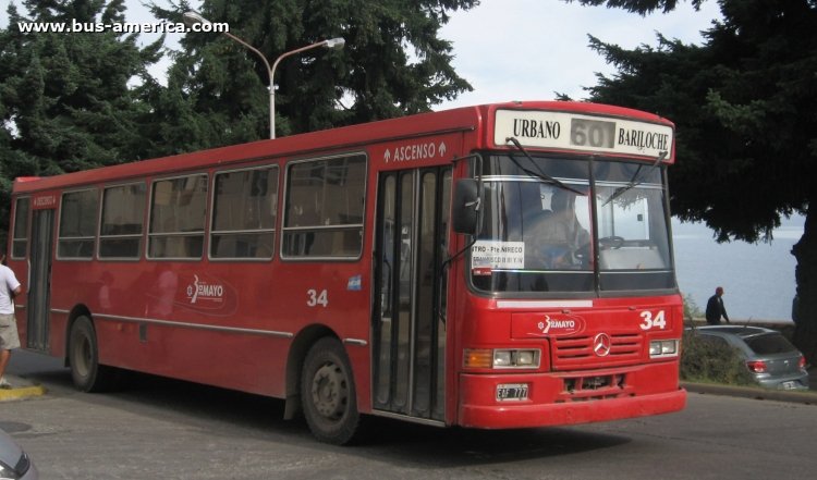 Mercedes-Benz OF 1721 - La Favorita - 3 de Mayo
EAF777

Línea 60 (Bariloche), interno 34
