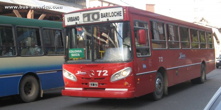 Mercedes-Benz OF 1721 - La Favorita - 3 de Mayo
GLX323

Línea 10 (Bariloche), interno 72
