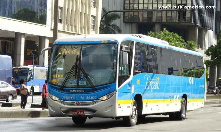 Mercedes-Benz OF 1721 L - Marcopolo Audace - Amparo
KRV-6996

Amparo (Estadual Rio de Janeiro), unidad RJ 186.030
