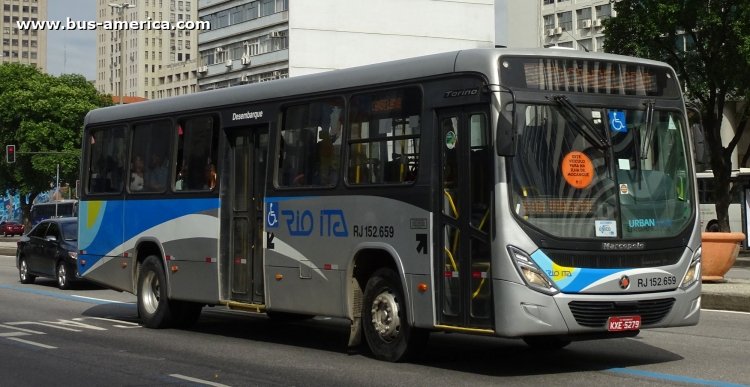 Mercedes-Benz OF 1721 - Marcopolo Novo Torino - Rio Itá
KXE-5279

Linha 567D (Estadual de Rio de Janeiro), unidad RJ 152.659




Archivo originalmente posteado en junio de 2018
