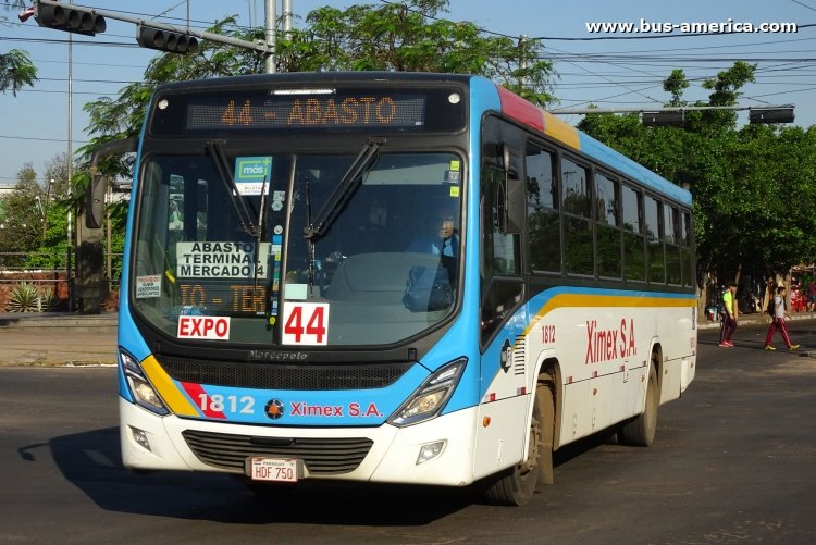 Mercedes-Benz OF 1721 - Marcopolo Novo Torino - Ximex
HDF 750

Línea 44 (Asunción), unidad 1812
