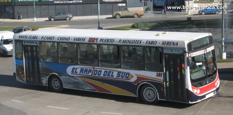 Mercedes-Benz OF 1722 - Metalpar Tronador - El Rapido del Sud
GKO875

Línea 221 (Prov. Buenos Aires), interno 141
