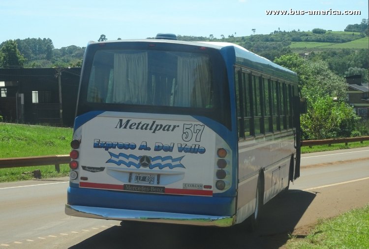 Mercedes-Benz OF 1722 - Metalpar Tronador 2010 - Exp. A. del Valle
LLF 499
[url=https://galeria.bus-america.com/displayimage.php?pid=47382]https://galeria.bus-america.com/displayimage.php?pid=47382[/url]
[url=https://galeria.bus-america.com/displayimage.php?pid=47383]https://galeria.bus-america.com/displayimage.php?pid=47383[/url]

Exp. A. del Valle (Prov. Misiones), interno 57

