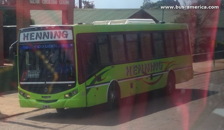 Mercedes-Benz OF 1722 - Metalpar Tronador 2010 - Henning
PNE961

Henning (Prov. Misiones), interno 30
