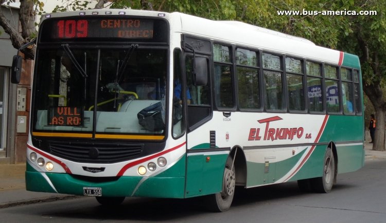 Mercedes-Benz OF 1722 - Metalpar Tronador 2010 - El Triunfo
LYX554

Línea 109, interno 28
