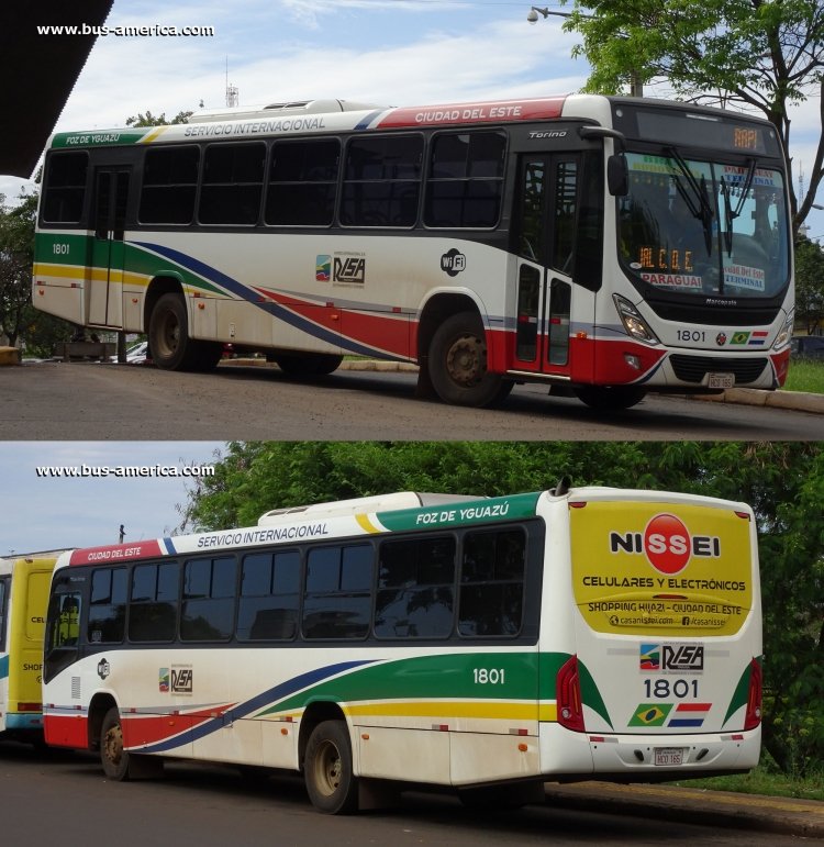 Mercedes-Benz OF 1722 M - Marcopolo Novo Torino (en Paraguay) - RISA
HCO 165

Linea internacional urbana C.del Este-Foz do Iguaçu
RISA, unidad 1801




Archivo originalmente posteado en octubre de 2018 
