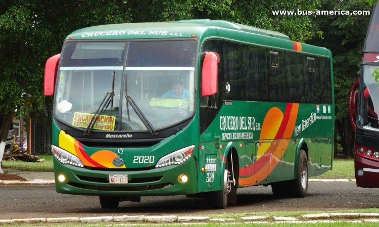 Mercedes-Benz OF 1722 M - Mascarello Roma M2 (en Paraguay) - Crucero del Sur
NBF141
[url=http://galeria.bus-america.com/displayimage.php?pid=44890]http://galeria.bus-america.com/displayimage.php?pid=44890[/url]

Crucero del Sur, unidad 2020

Archivo posteado por segunda vez, originalmente posteado en enero de 2019
