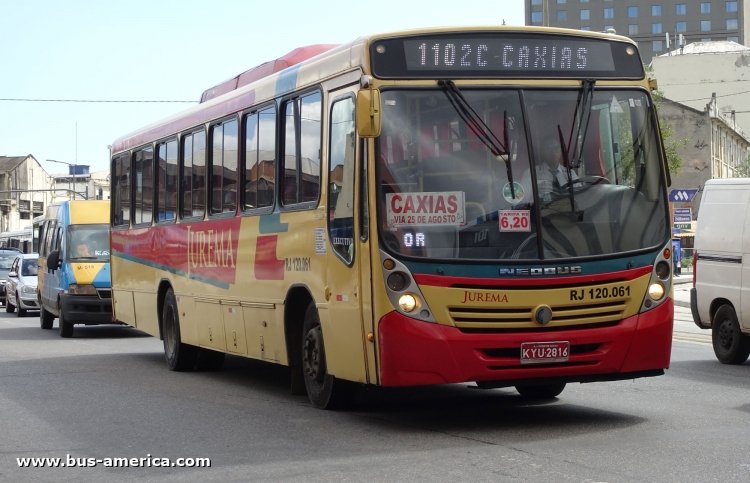 Mercedes-Benz OF 1722 - Neobus Mega - Jurema
KYU-2816

Linha 1102 (Rio de Janeiro), unidad RJ 120.061




Archivo originalmente posteado en febrero de 2018
