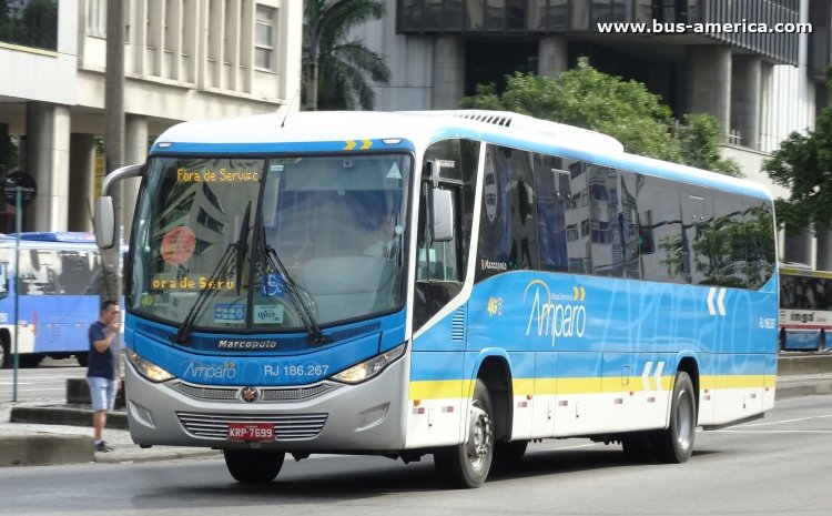 Mercedes-Benz OF 1724 L - Marcopolo Audace - Amparo
KRP-7699

Amparo (Estadual Rio de Janeiro), unidad RJ 186.267
