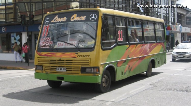Mercedes-Benz OF 809 - Metalpar Pucará II - San Pedro
KN4420

Línea 11 (Valdivia)
