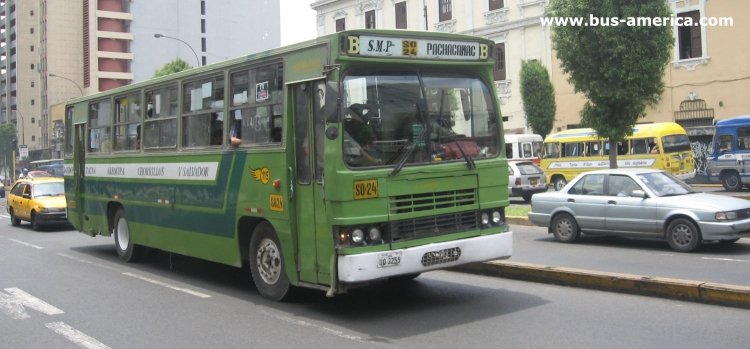 Mercedes-Benz OF 1113 - CAIO Amelia (en Perú) - ETUPSA 73
UQ3255
Línea SO-24 (ex línea 73B)
