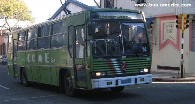 Mercedes-Benz OH 1315 - Caio Vitoria (en Uruguay) - C.O.M.E.
STC1214
Se puede consultar la historia de esta empresa en : http://www.grupoaclo.es.tl/Comesa-_-46-A%F1os-de-Historia.htm
