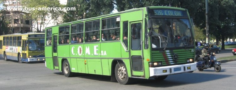 Mercedes-Benz OH 1315 - Caio Vitoria (en Uruguay) - C.O.M.E.
STC1270
Se puede consultar la historia de esta empresa en : http://www.grupoaclo.es.tl/Comesa-_-46-A%F1os-de-Historia.htm
