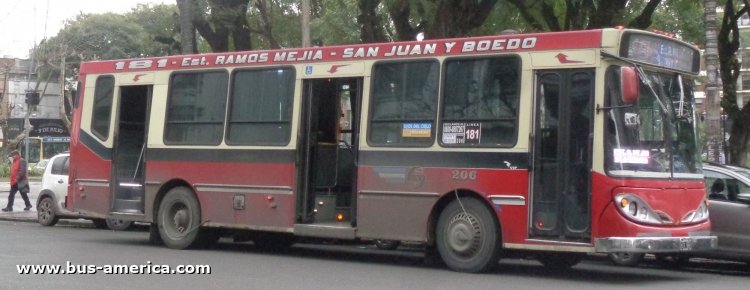 Mercedes-Benz OH 1315 L - Bi-Met Corbus - Siglo XXI
HZX682

Línea 181 (Buenos Aires), interno 206
