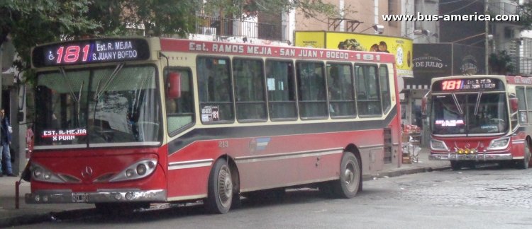 Mercedes-Benz OH 1315 L - Bi-Met Corbus - Siglo XXI
HZX683

Línea 181 (Buenos Aires), interno 213
