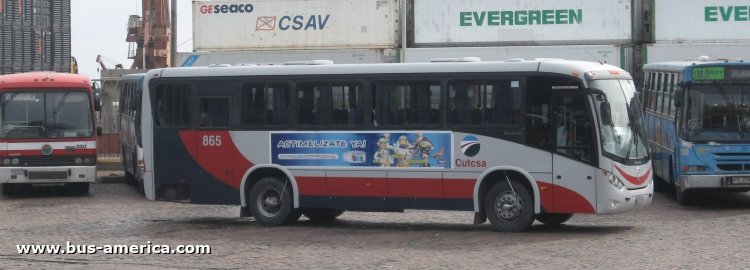 Mercedes-Benz OH 1420 - Marcopolo Ideale 770 (en Uruguay) - CUTCSA
CUTCSA, interno 865
