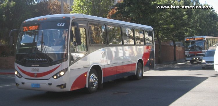Mercedes-Benz OH 1420 - Marcopolo Ideale 770 (en Uruguay) - CUTCSA
STI0010

Línea 214 (Montevideo area metropolitana), interno 1002
