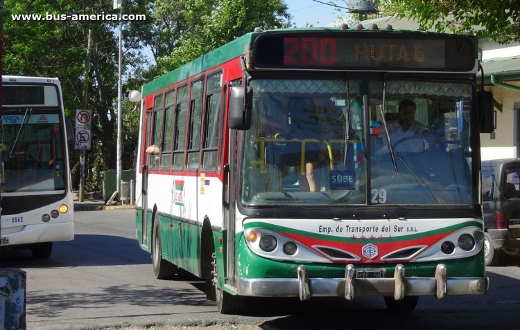 Mercedes-Benz OH 1518 - BiMet Corbus - E.T.Del Sur
HKX587

Línea 200 (Pcía. Buenos Aires), interno 29
