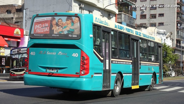 Mercedes-Benz OH 1618 L SB - Metalpar Iguazú 2010 - M.O.Saenz Peña
LJH 769

Línea 92 (Buenos Aires), interno 40
