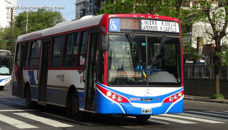 Mercedes-Benz OH 1618 L SB - Metalpar Iguazú 2010 - Almafuerte
PJP930

Línea 378 (Prov. Buenos Aires), interno 51
Ex línea 630 (Pdo. La Matanza), interno 306 [enero 2018 - julio 2019] 
Ex línea 180 (Buenos Aires), interno 42 [enero 2016 
- enero 2018]

