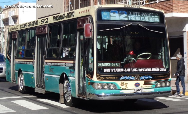 Mercedes-Benz OH 1618 L SB - Nuovobus PH 0010 - M. O. Saenz Peña
KKS 591

Línea 92 (Buenos Aires), interno 10
