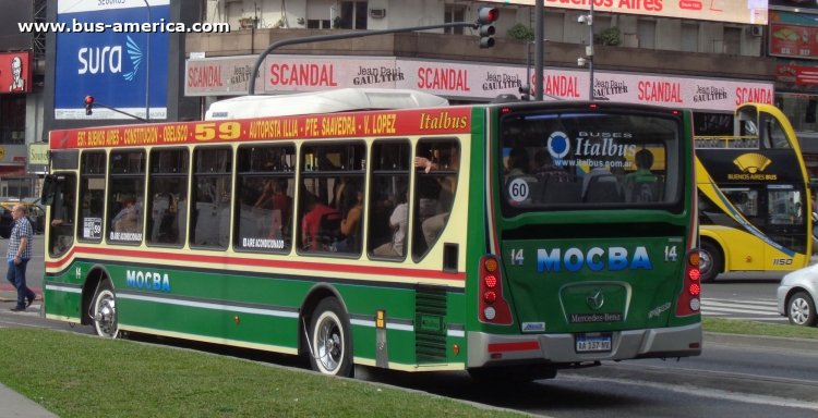 Mercedes-Benz OH 1718 L SB - Italbus Tropea - MOCBA
AA137NV

Línea 59 (Buenos Aires), interno 14
