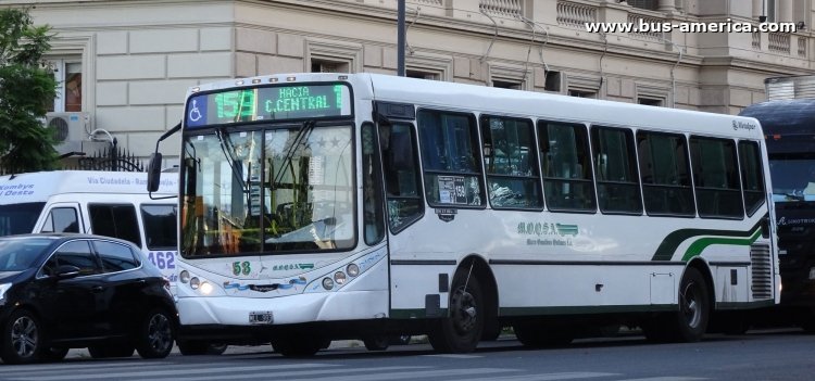 Mercedes-Benz OH 1718 L SB - Metalpar Iguazú 2010 - MOQSA
MLL993

Línea 159 (Buenos Aires), interno 53
