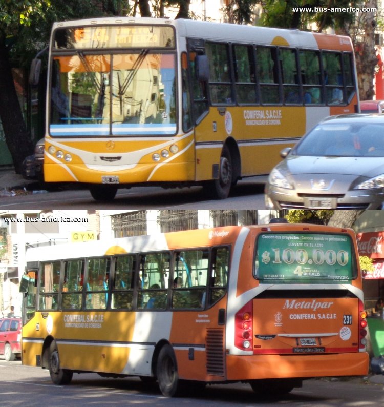 Mercedes-Benz OH 1718 L SB - Metalpar Iguazú 2010 - Coniferal
NUB499

Línea 64 (Córdoba), interno 231
