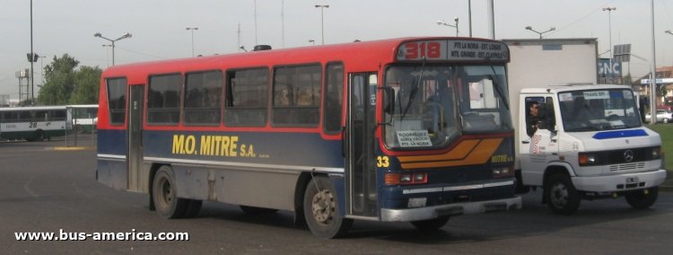 Mercedes-Benz OHL 1420 - La Favorita 29-93 - M.O.Mitre
Línea 318 (Prov. de Buenos Aires), interno 33
