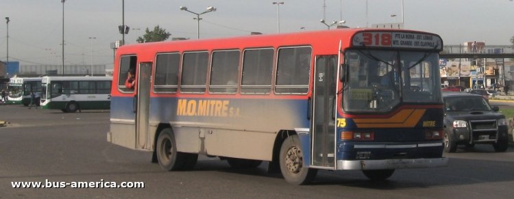Mercedes-Benz OHL 1420 - Galicia 2-95 - M.O.Mitre
CDH897

Línea 318 (Prov. de Buenos Aires), interno 75

