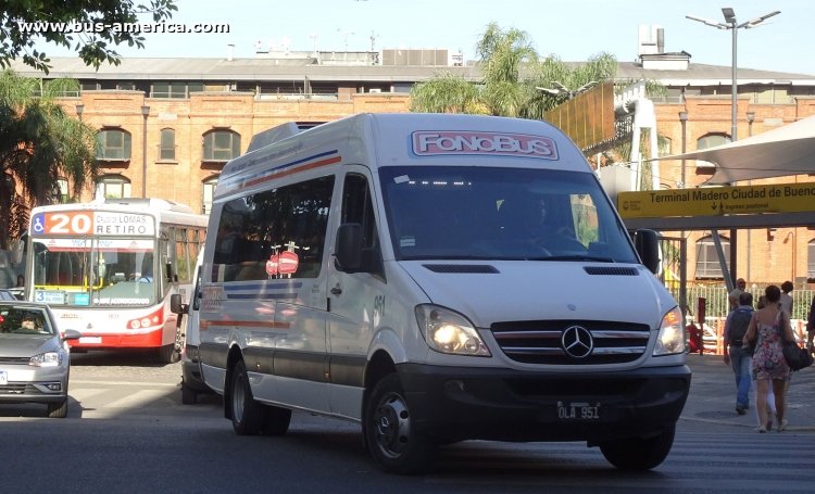 Mercedes-Benz Sprinter 515 CDI - Luna Fonobus
OLA951

Fonobus (Buenos Aires), interno 951
