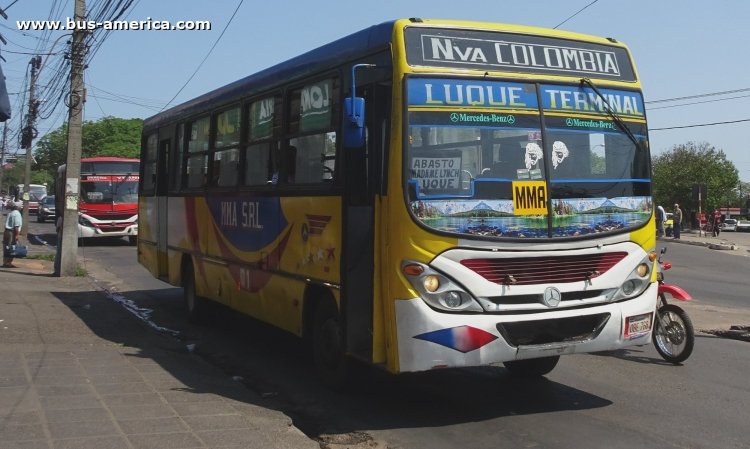 Mercedes-Benz Atego - Marcopolo Torino GV (reformado en Paraguay por El Flaco) - MMA
OBE 768

MMA (Asunción), unidad 01
Ex Cabañas (Cabañas), unidad 095
Ex ¿línea 3 (Cdad. del Este)?, unidad 015
