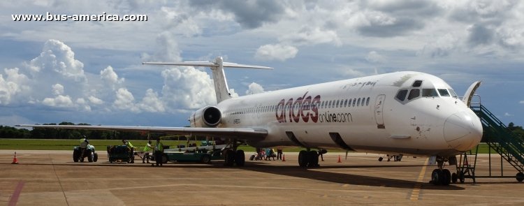 Mc Donnell Douglas MD 83 (en Argentina) - Andes
LV-BEG
[url=https://galeria.bus-america.com/displayimage.php?pid=47309]https://galeria.bus-america.com/displayimage.php?pid=47309[/url]

Ex Austral
