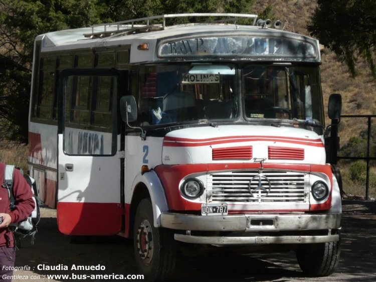 Mercedes-Benz LO 1114 - Marri Colonnese - Marcos Rueda
A.073147 - UQN 787
[url=https://galeria.bus-america.com/displayimage.php?pid=5359]https://galeria.bus-america.com/displayimage.php?pid=5359[/url]
[url=https://galeria.bus-america.com/displayimage.php?pid=5360]https://galeria.bus-america.com/displayimage.php?pid=5360[/url]
[url=https://galeria.bus-america.com/displayimage.php?pid=30069]https://galeria.bus-america.com/displayimage.php?pid=30069[/url]
[url=https://galeria.bus-america.com/displayimage.php?pid=30070]https://galeria.bus-america.com/displayimage.php?pid=30070[/url]
[url=https://galeria.bus-america.com/displayimage.php?pid=30071]https://galeria.bus-america.com/displayimage.php?pid=30071[/url]

Línea 1 (Prov.Salta), interno 2

Fotografía y gentileza : Claudia Amuedo

