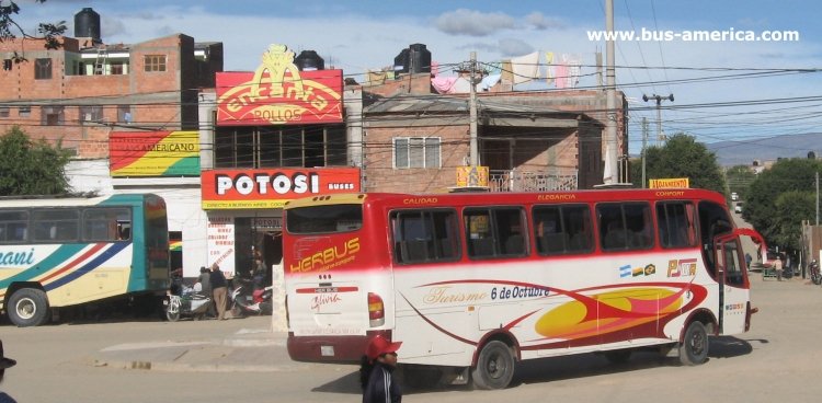 Nissan Condor CM 205 - Herbus - 6 de Octubre
201YRR - ex PSB586
http://galeria.bus-america.com/displayimage.php?pos=-22571
