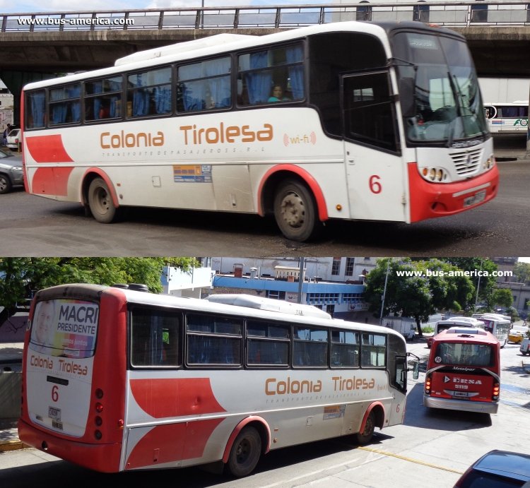 Mercedes-Benz OF 1418 - Sudamericanas F-50 320 - Cnia. Tirolesa
IEI450

Colonia Tirolesa, interno 6, patente provincial 0359
