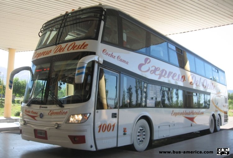 Scania K - José Troyano Calixto - Exp. Del Oeste
ILQ593

Expreso del Oeste, interno 1001
