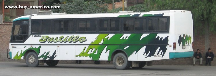 Scania F 113 - Busscar El Buss 340 (en Bolivia) - Bustillo
568 XRL

Si bien en los últimos años han mejorado mucho las rutas, había servicios que eran de media distancia pero de largos tiempos. Tal vez habría que consignar esto y no lo primero.
