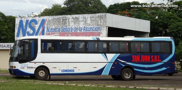 Scania F 94 HB - Busscar El Buss 340 (en Paraguay) - Conobus San Juan
CEO 681

San Juan, unidad 850
