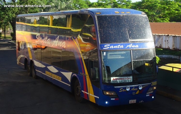 Scania K - Busscar Panorámico DD (en Paraguay) - Santa Ana
BDO 663

Santa Ana, unidad 2090
