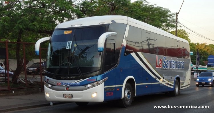 Scania K - Marcopolo G7 Paradiso 1200 (en Paraguay) - La Santiana
BKP 560

La Santaniana, unidad 21036
